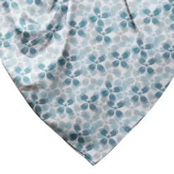 Copridivano copritutto cotone leggero Bliss fiori azzurro 170 x 295