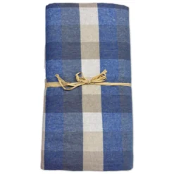 Copridivano copritutto Country quadretto azzurro 260 x 280