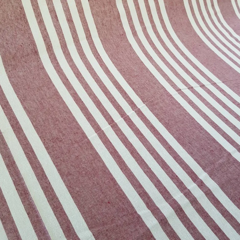 Copridivano Copritutto Quattro righe bordeaux 280 x 450