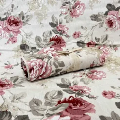 Copridivano copritutto Rose rosa 280 x 350