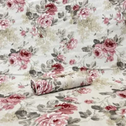 Copridivano copritutto Rose rosa 160 x 280