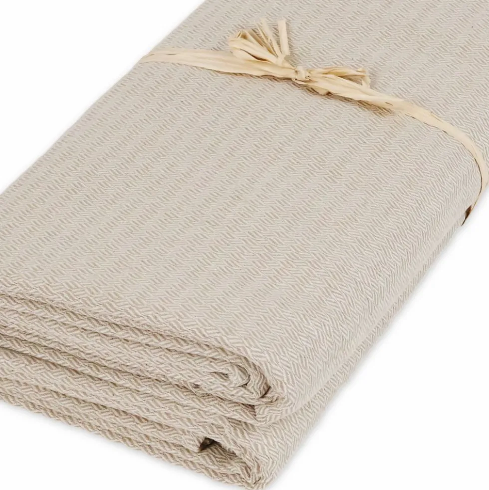 Copridivano copritutto Spigato Beige 160 x 280