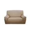 Copridivano 2 posti in tessuto bielastico antimacchia beige