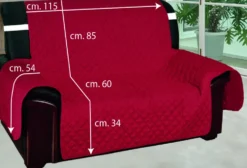 Copridivano 2 posti trapuntato antimacchia beige