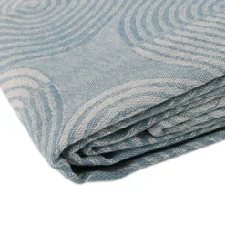 Copridivano Telo arredo Jacquard RORIC Petrolio 250 x 270