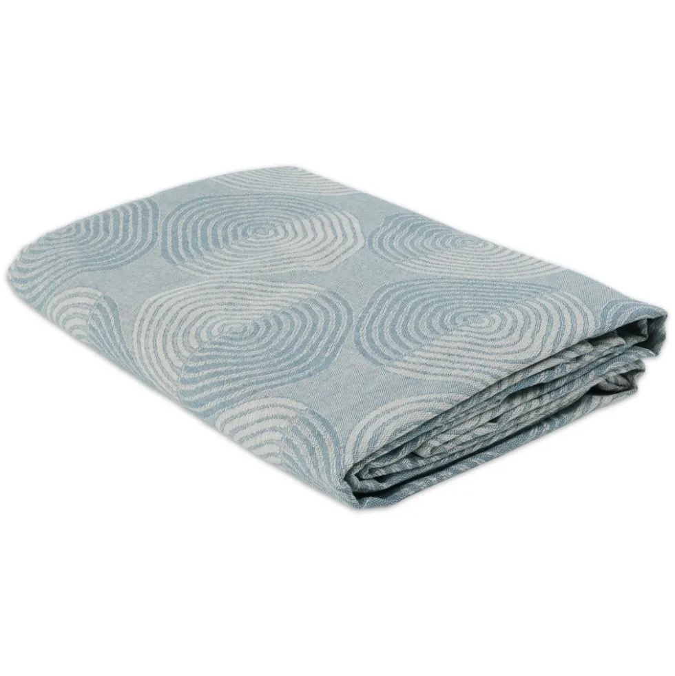 Copridivano Telo arredo Jacquard RORIC Petrolio 250 x 270