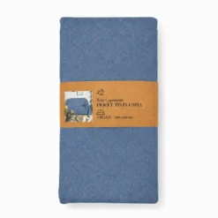 Copriletto arredatutto in Piquet Blu Singolo