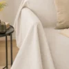 Copriletto arredatutto in Piquet Beige Matrimoniale