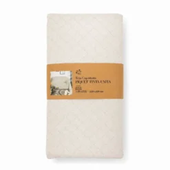 Copriletto arredatutto in Piquet Beige Matrimoniale
