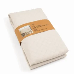 Copriletto arredatutto in Piquet Beige Matrimoniale