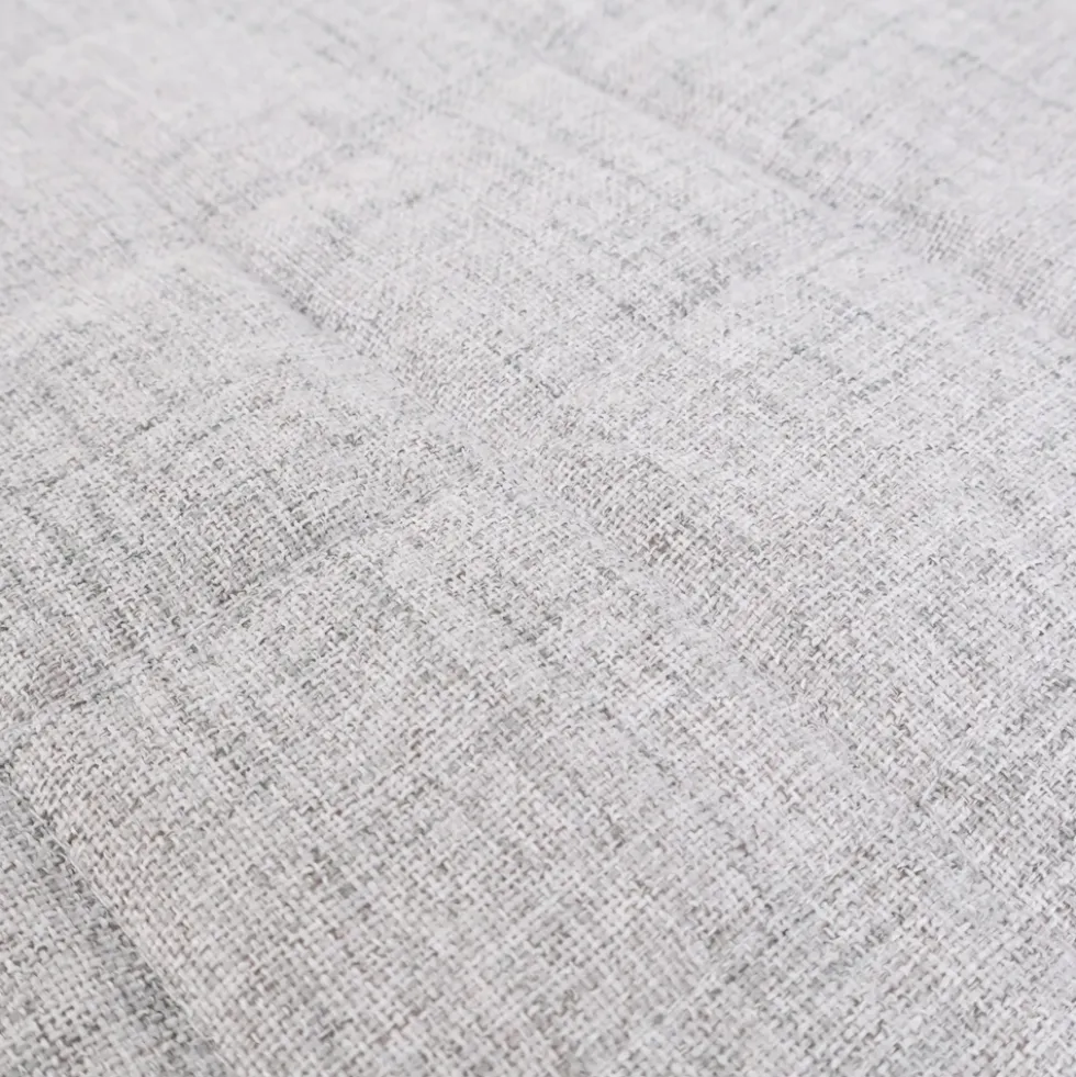 Copriletto effetto lino soft-touch Scott Grigio Singolo