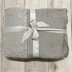 Copriletto Estivo Decor grigio Matrimoniale