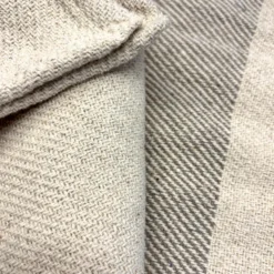 Copriletto in cotone estivo tapti rigato beige singolo