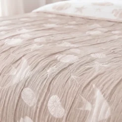 Copriletto Jacquard double face Charm Sabbia 260x260