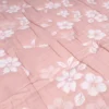 Copriletto mezzastagione jacquard Fiori Rosa matrimoniale
