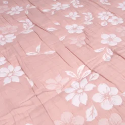 Copriletto mezzastagione jacquard Fiori Rosa matrimoniale