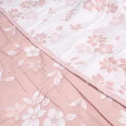 Copriletto mezzastagione jacquard Fiori Rosa matrimoniale