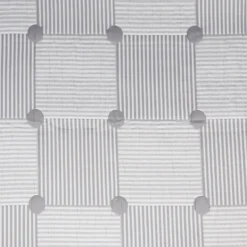 Copriletto mezzastagione jacquard Quadrato Pois Grigio matrimoniale