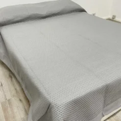 Copriletto trapuntato Prestige grigio matrimoniale