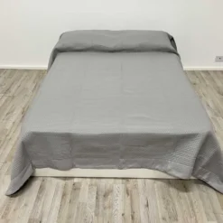 Copriletto trapuntato Prestige grigio matrimoniale