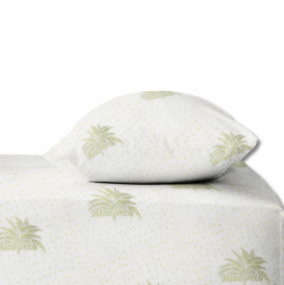 Coprimaterasso antiacaro Jacquard Aloe Singolo