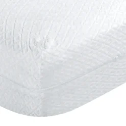 Coprimaterasso Jacquard spugna comfort con zip singolo