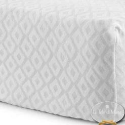 Coprimaterasso Jacquard spugna comfort singolo