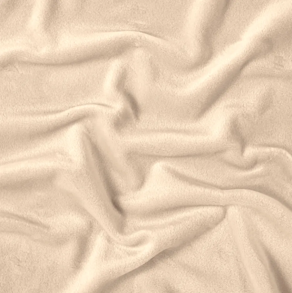 Copripoltrona in tessuto bielastico Dankov Velluto Crema