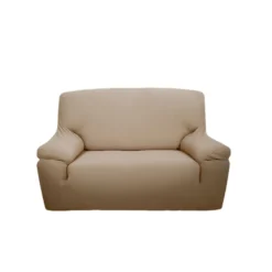 Copripoltrona in tessuto bielastico antimacchia beige