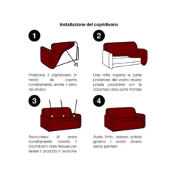 Copripoltrona in tessuto bielastico antimacchia blu