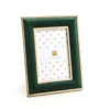 Cornice portafoto polistirene e velluto Verde 16 x 21 cm