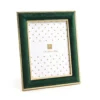 Cornice portafoto polistirene e velluto Verde 21 x 26 cm