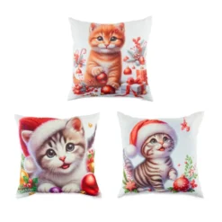 Cuscino Imbottito Gattino dis. 2 40 x 40 cm