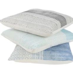Cuscino Imbottito Ines Azzurro 45 x 45