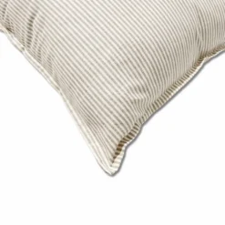 Cuscino imbottito 70 x 70 Millerighe tortora