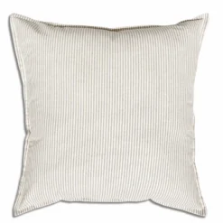 Cuscino imbottito 70 x 70 Millerighe tortora