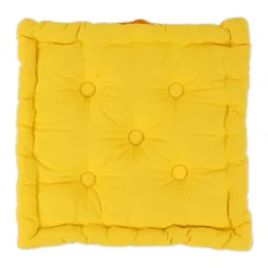 Cuscino Mattonella Scozia Giallo Senape 40 x 40 H 10