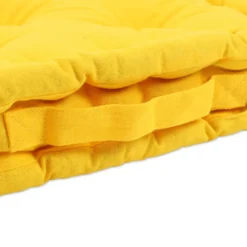 Cuscino Mattonella Scozia Giallo Senape 40 x 40 H 10