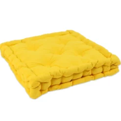 Cuscino Mattonella Scozia Giallo Senape 40 x 40 H 10