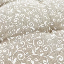 Cuscino per sedia Arabesco bianco