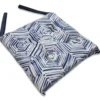 Cuscino per sedia Esagono azzurro