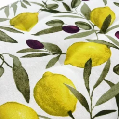 Cuscino per sedia Limoni e olive