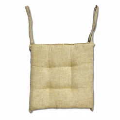 Cuscino per sedia tinta unita beige