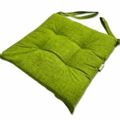 Cuscino per sedia tinta unita verde pisello