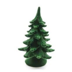 Decorazione Albero Verde in Velluto