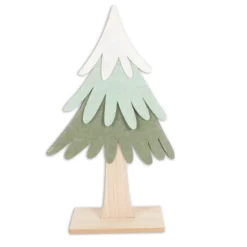 Decorazione in Legno Alberello Feltro Tiziano