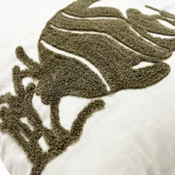 Federa cuscino fish Pesce Tortora in rilievo 45x45