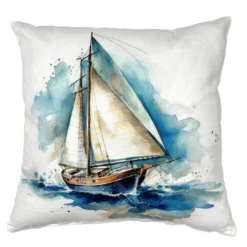 Federa cuscino Hali barca a vela45x45