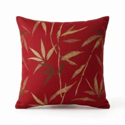 Federa Cuscino Jacquard Brizet Bordeaux 45x45