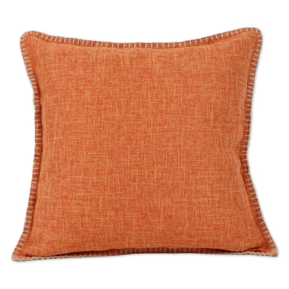 Federa Cuscino Jacquard Cliff Arancio 45x45